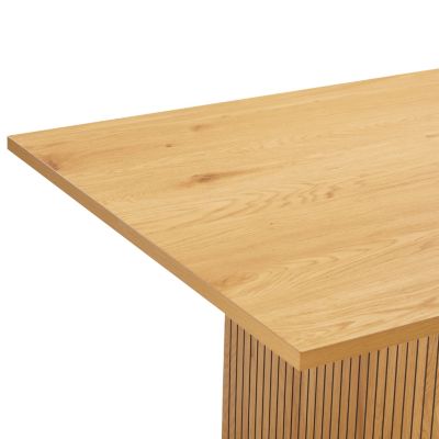 Ensemble table 180cm et 2 bancs style scandinave ALMA - HAPPY GARDEN