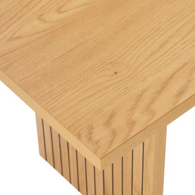 Ensemble table 180cm et 2 bancs style scandinave ALMA - HAPPY GARDEN