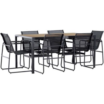Ensemble table de repas et 6 chaises extérieures Lampedusa