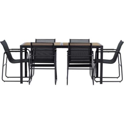 Ensemble table de repas et 6 chaises extérieures Lampedusa