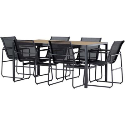 Ensemble table de repas et 6 chaises extérieures Lampedusa