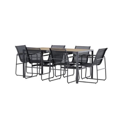 Ensemble table de repas et 6 chaises extérieures Lampedusa