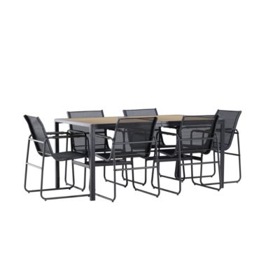 Ensemble table de repas et 6 chaises extérieures Lampedusa