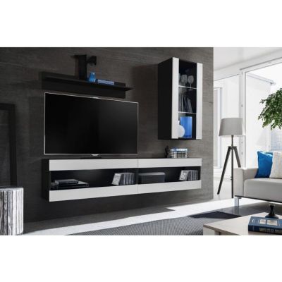Ensemble TV Komodee TIVOLI SET5 Espace ouvert Noir Blanc 35 x 200 x 195 cm