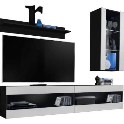 Ensemble TV Komodee TIVOLI SET5 Espace ouvert Noir Blanc 35 x 200 x 195 cm