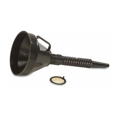 Entonnoir avec filtre interchangeable et rallonge flexible