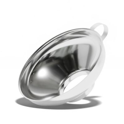 Entonnoir avec poignée en inox