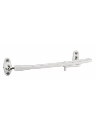 Entrebâilleur de fenêtre, 8 positions, réversible, cadenassable, blanc - THIRARD