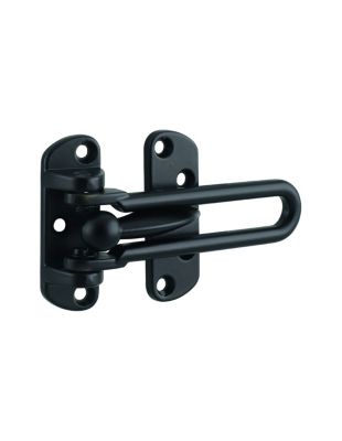 Entrebâilleur pour porte d'entrée, taquet d'arrêt, 105mm, noir - THIRARD