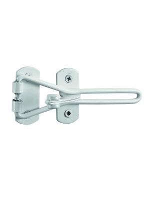 Entrebailleur pour porte d'entrée, taquet d'arrêt, 142mm, blanc - THIRARD