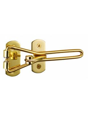 Entrebailleur pour porte d'entrée, taquet d'arrêt, 142mm, doré - THIRARD