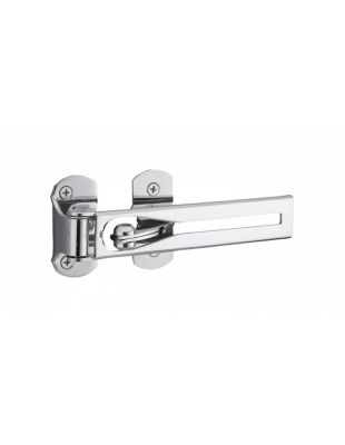 Entrebailleur pour porte d'entrée, taquet d'arrêt, 148mm, chromé - THIRARD