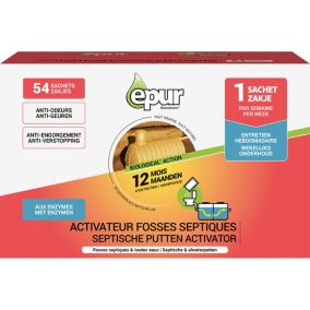 Entretien 1an fosse septique 54 sachets Epur
