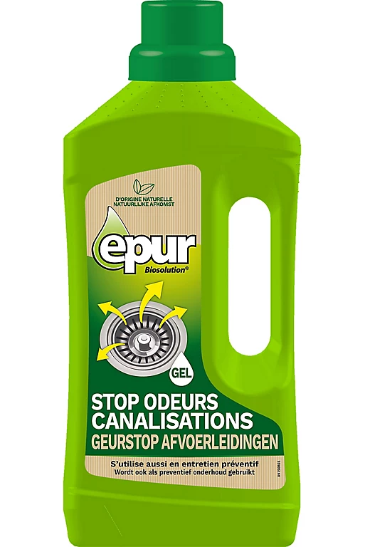 Entretien bio-gel stop odeurs canalisations Epur 1L