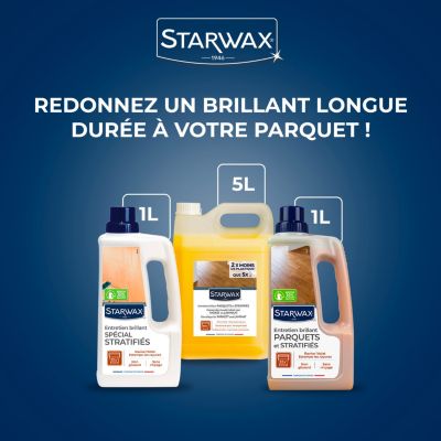 Entretien brillant 2 en 1 parquets et sols stratifiés 1L