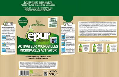 Entretien fosses septiques 6 mois activateur microbilles Epur