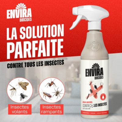 Envira Spray Multi-Insectes avec Pulvérisateur à Pression - Protection Rapide et Efficace 5X5L + Pulvérisateur