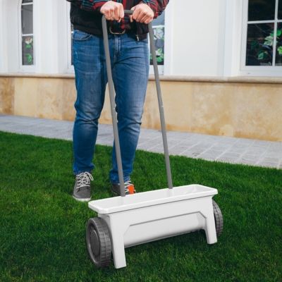 Epandeur à engrais ou gazon sur roues - 12 litres - GT GARDEN