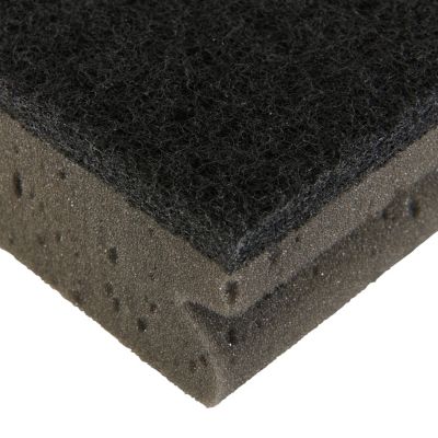 Éponge à récurer noire L.13 x l.4,5 x ép.9 cm