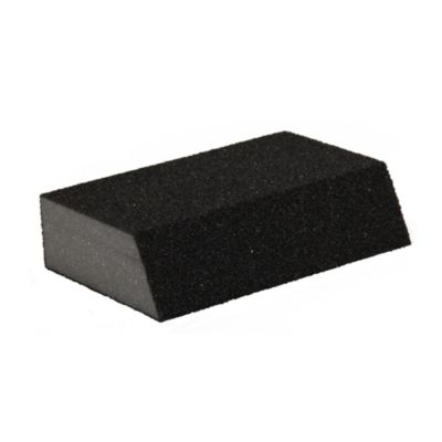 Eponge abrasive 2 faces 98 x 123 x 12 mm grain 80, lot de 3