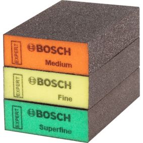 Eponge abrasive Bosch 69X97X26mm grain intermédiaire