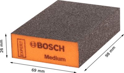 Eponge abrasive Bosch Expert 97X69X26mm grain moyen