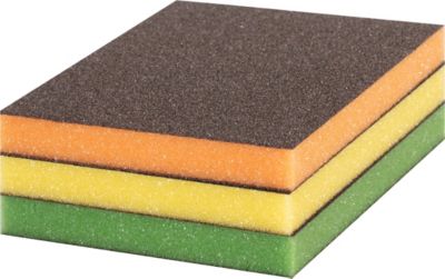 Éponge abrasive Bosch rectangulaire expert vendue par 3 pièces