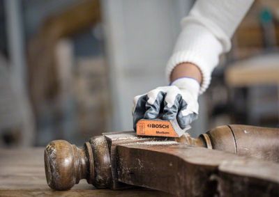 Éponge abrasive Bosch rectangulaire expert vendue par 3 pièces