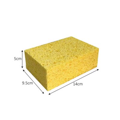 Éponge en cellulose non abrasive pour gros travaux L.14 x l.5 x ép.9,5 cm