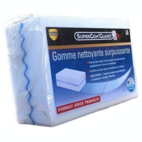 Eponge gomme magique Efface Tout Sans Détergent - Efface Trace Noires - Parquet, Mur Peint, Fenêtre, Carrelage-Métal, Bois, PVC