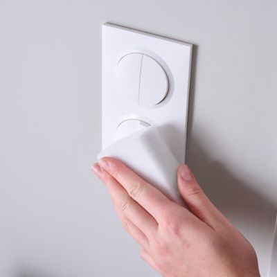 Éponge magique blanc L.11 x l.6,5 x Ép.2,5cm vendue par 3 pièces