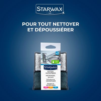 Éponge microfibres Starwax vendue par 2