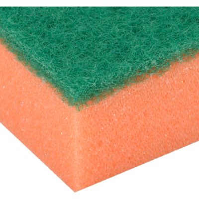 Éponge synthétique à récurer multi-usages L.13 x l.8,4 x ep.2,4 cm multicouleur vendue par 20 pièces