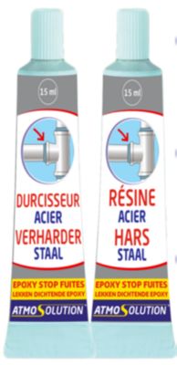 Epoxy Stop Fuites acier 30 ml - Atmos