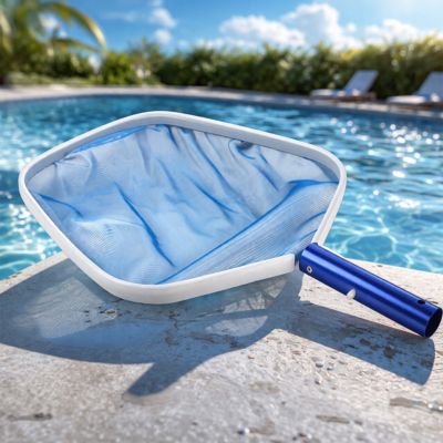 Epuisette de surface cadre aluminium