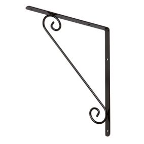 Équerre arabesque 250X300 Noire Antik Form