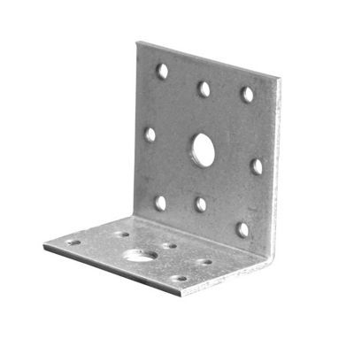 Équerre d'assemblage galva 90 x 90 x 65 mm vendue par 6 pièces