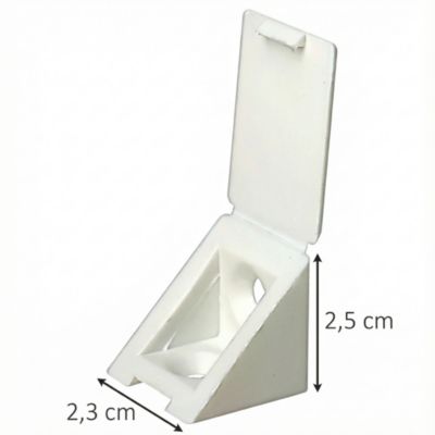Equerre d'assemblage simple Vynex Plastique