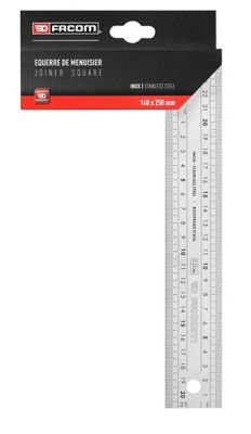 Equerre de menuisier inox Facom 1223.02PB 250 x 140 mm