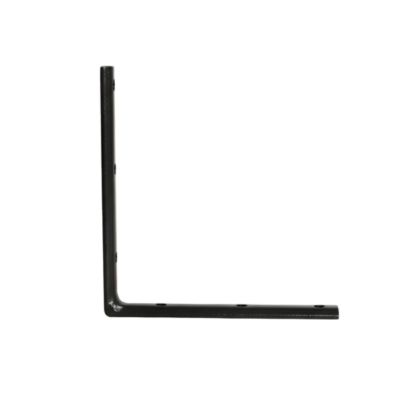 Equerre demi ronde 350 x 350 mm - acier noir