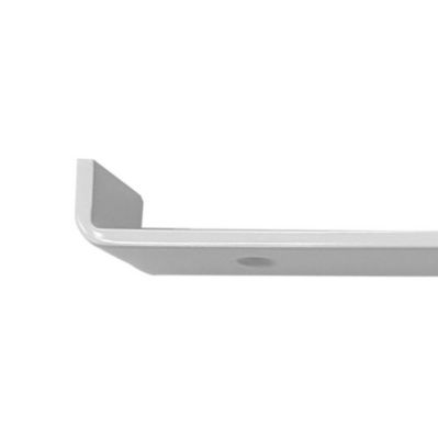 Équerre droite en acier blanc GoodHome Elgar H. 15,2 x P. 20 cm