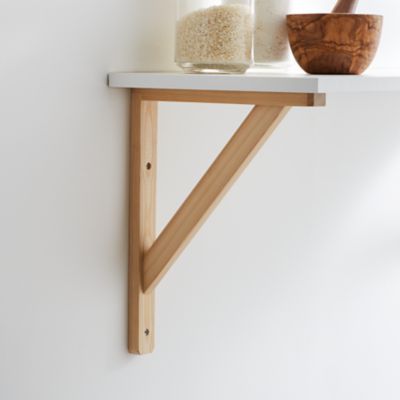 Équerre en bois Timber H. 20 x P. 15 cm