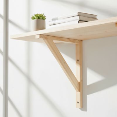 Équerre en bois Timber H. 30 x P. 25 cm
