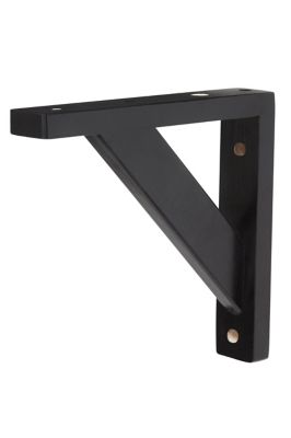 Équerre en noir Timber H. 30 x P. 25 cm