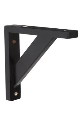 Équerre en noir Timber H. 30 x P. 25 cm