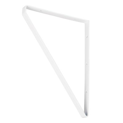 Équerre multiposition en acier blanc Form Clever H. 28 x P. 20 cm