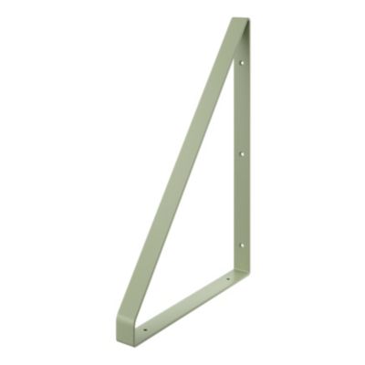 Équerre multiposition en acier vert Form Clever H. 28 x P. 20 cm