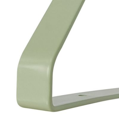 Équerre multiposition en acier vert Form Clever H. 28 x P. 20 cm