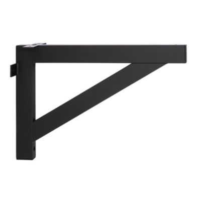 Équerre murale H.9,5 x P.39,5 cm en métal anthracite Mottez