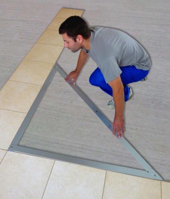 Equerre pliante en aluminium Outifrance 1,2m